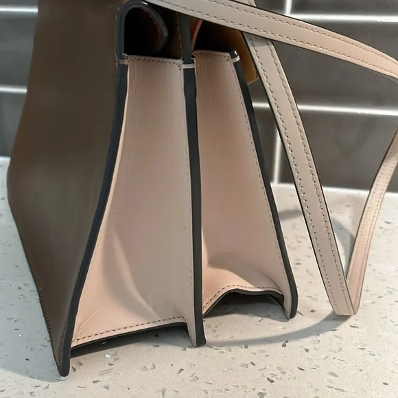 Danse Lente Phoebe Bag Purse Tan & Beige Leather - EUC! - Picture 5 of 13